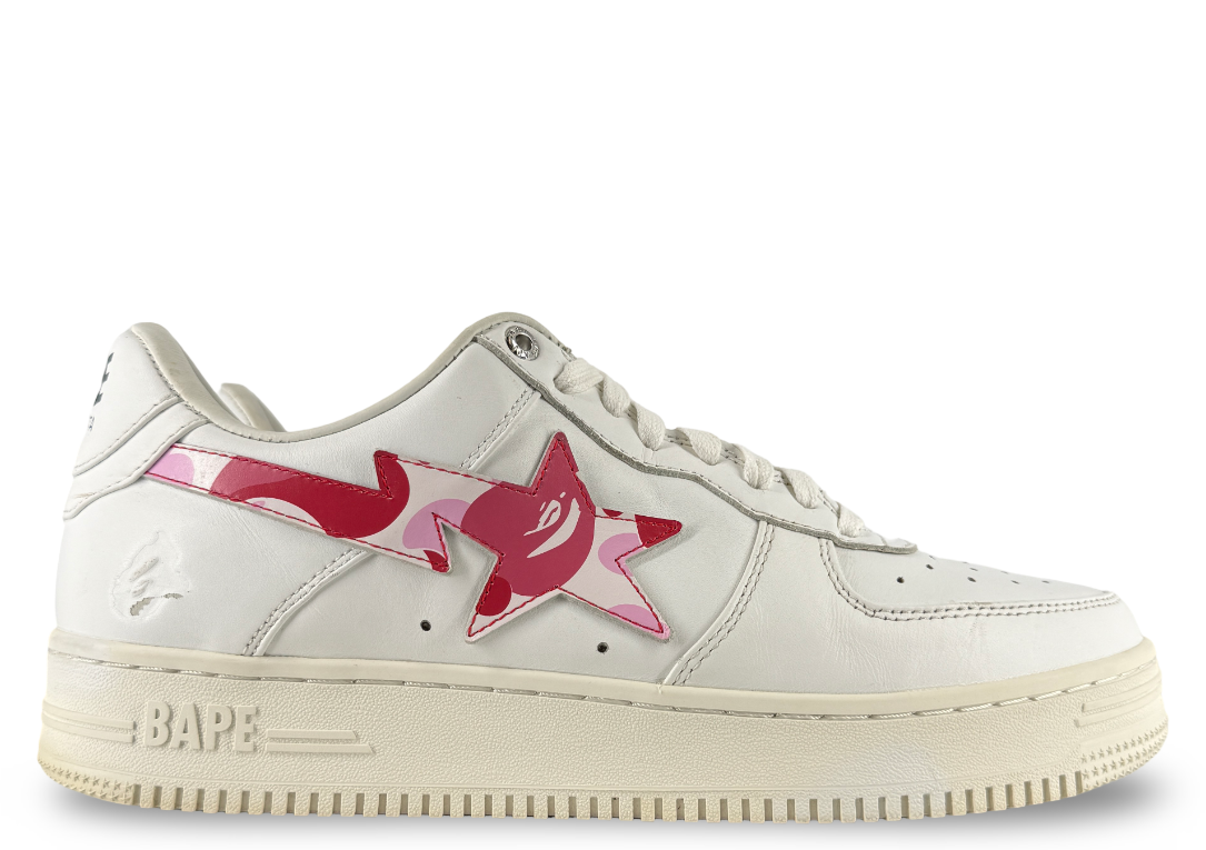 A Bathing Ape Bape Sta Low ABC Camo White Pink (2022)