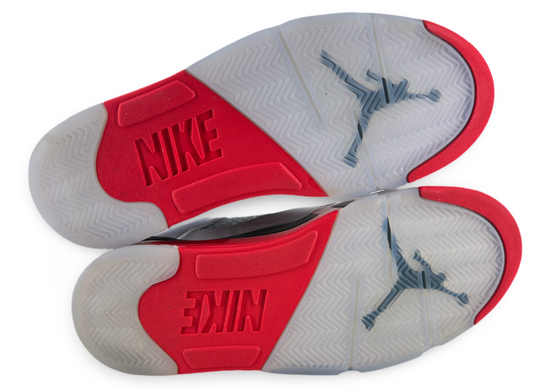 Jordan 5 Retro Fire Red Black Tongue (2025)