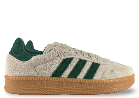 adidas Samba XLG Putty Grey Collegiate Green