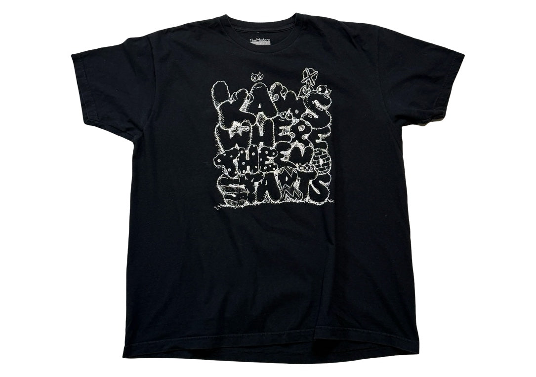 KAWS Where The End Starts Tee Black