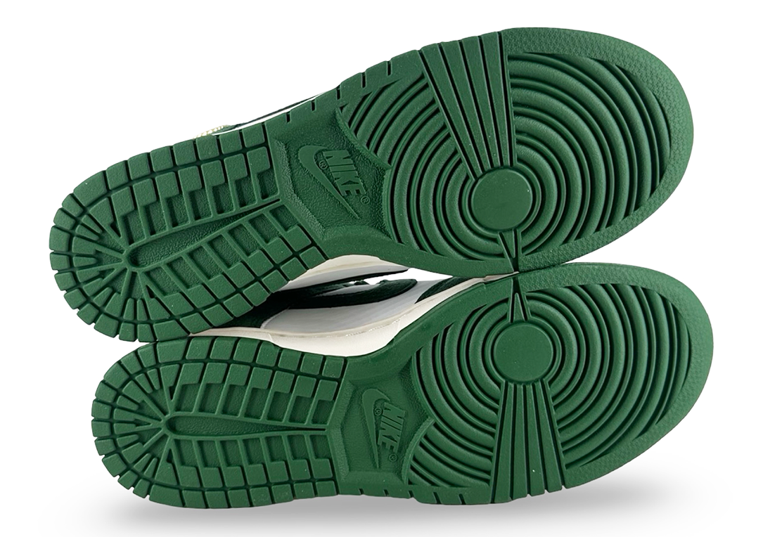 Nike Dunk Low Gorge Green Gold Mini Swoosh (Women's)