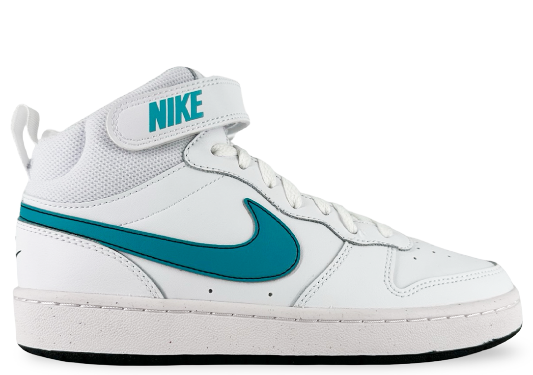 Nike Court Borough Mid 2 White Blue Void (GS)