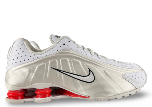 Nike Shox R4 White Phantom Picante Red (Women's)