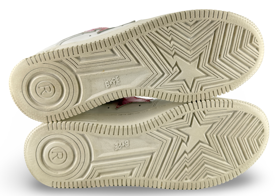 A Bathing Ape Bape Sta Low ABC Camo White Pink (2022)