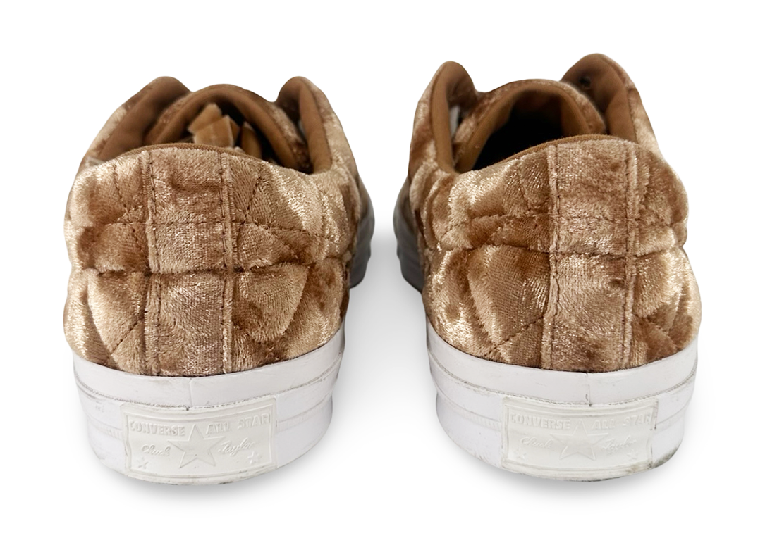 Converse One Star Ox Golf le Fleur TTC Quilted Velvet Brown Sugar