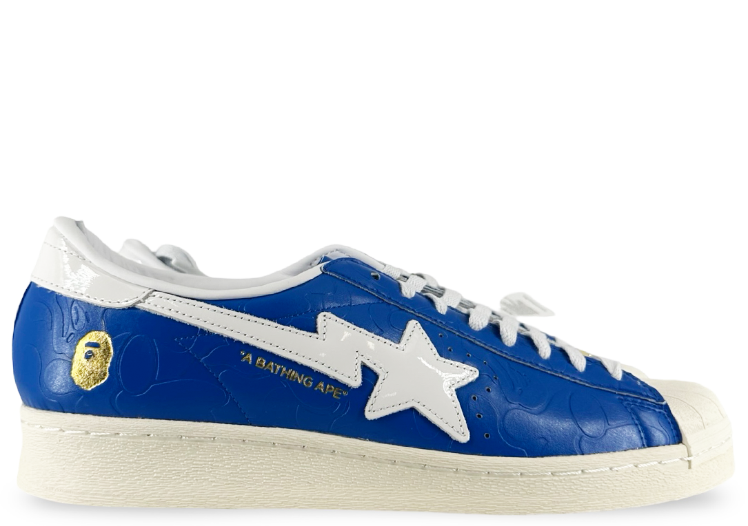 adidas Superstar Vintage Bape Blue White