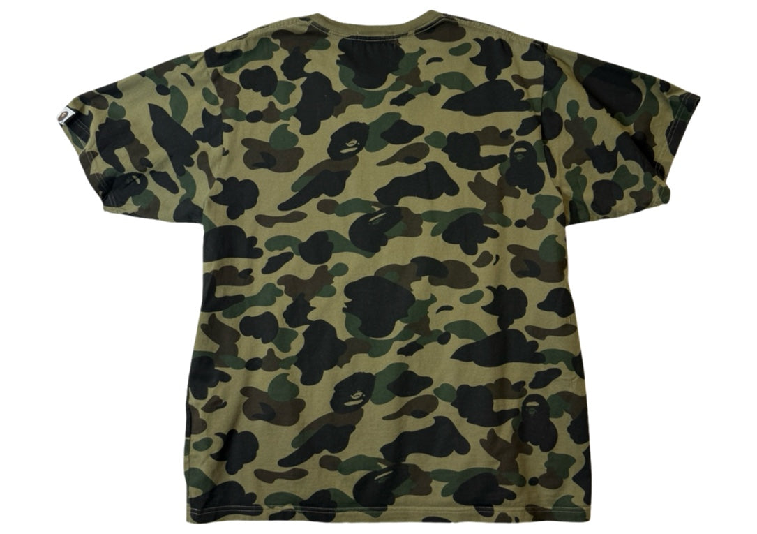 Bape 1st Camo Tee Green