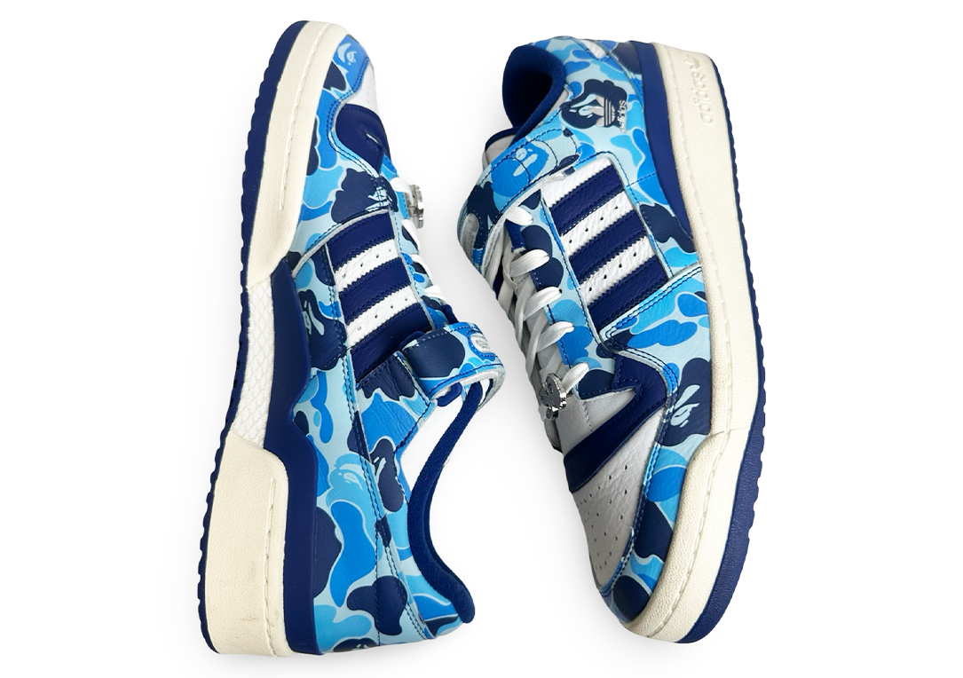 adidas Forum 84 Low Bape 30th Anniversary Blue Camo