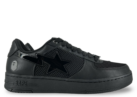 A Bathing Ape Bape Sta Black Mesh