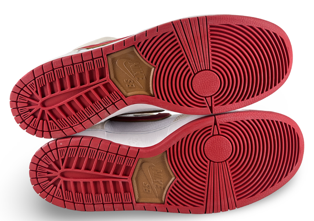 Nike SB Dunk High Sail Bright Crimson