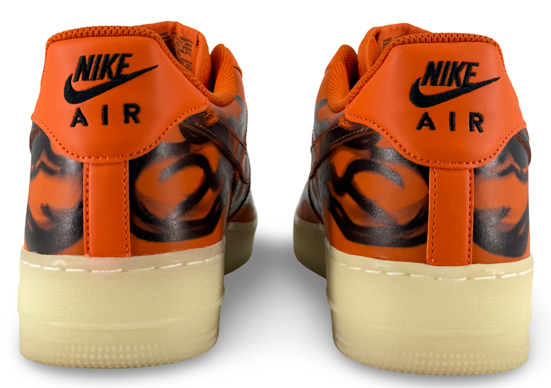 Nike Air Force 1 Low Orange Skeleton Halloween (2020)