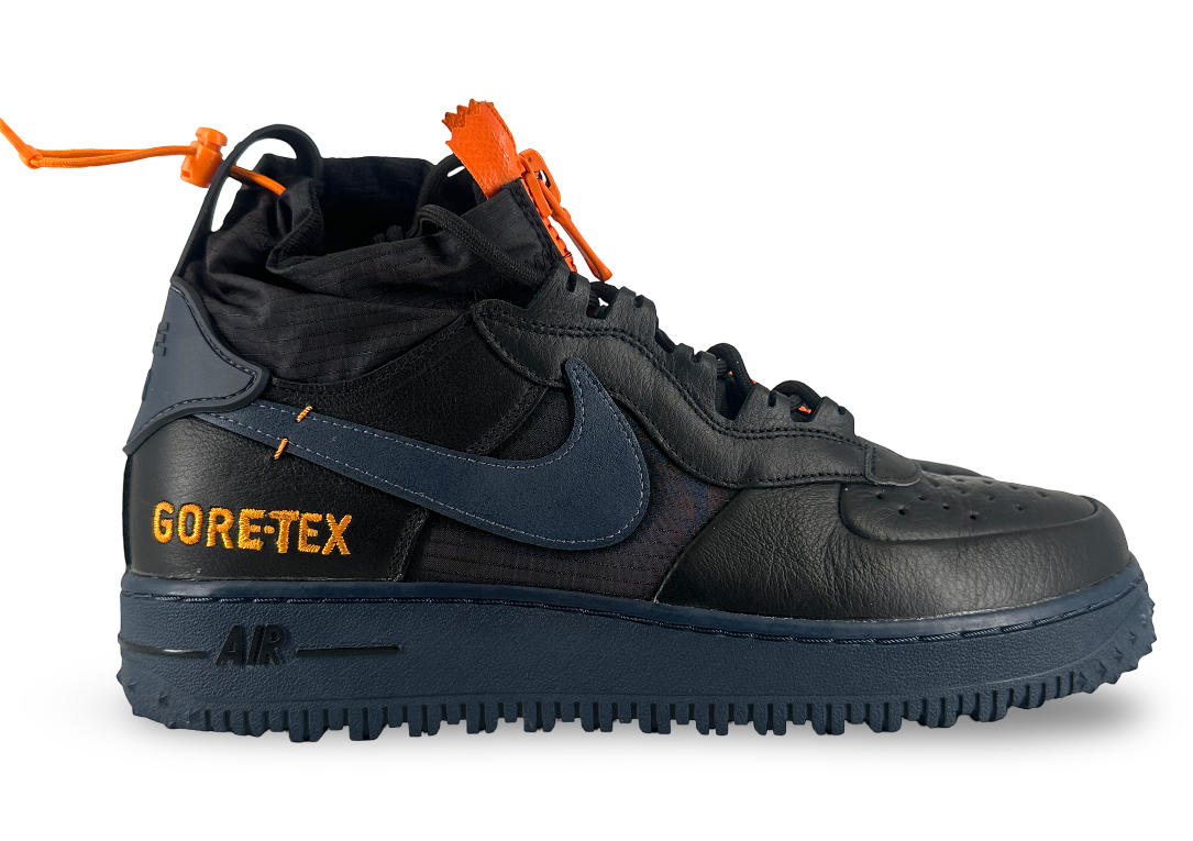 Nike Air Force 1 Winter Gore-Tex Black Bright Ceramic Thunder Blue