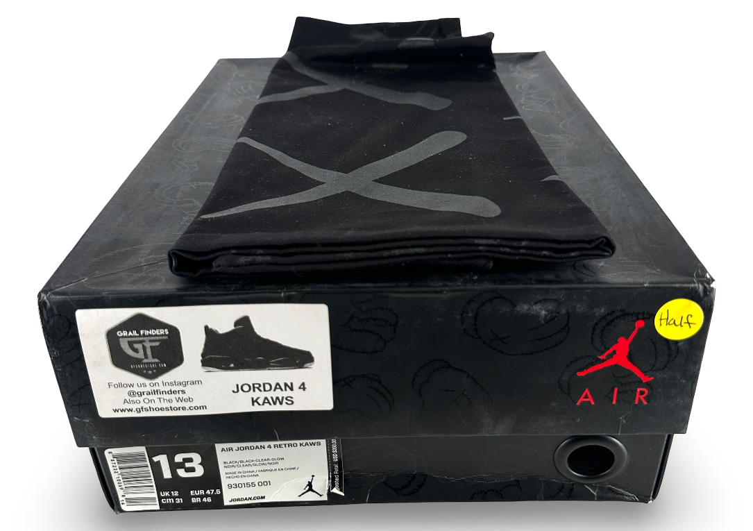 Jordan 4 Retro Kaws Black