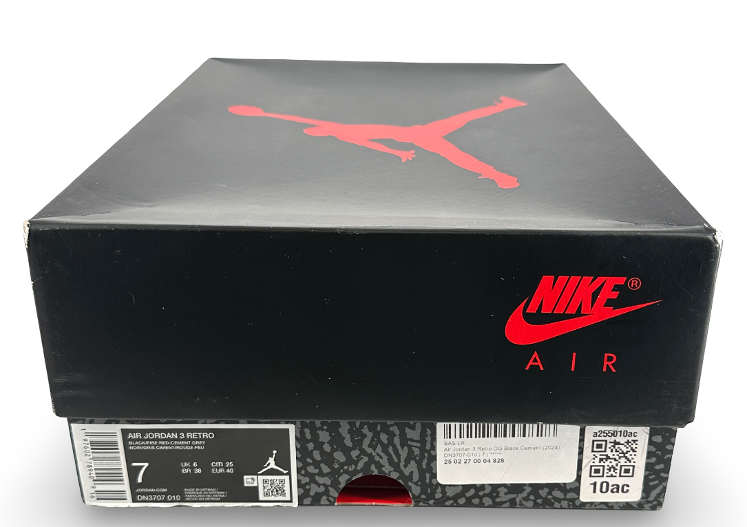 Jordan 3 Retro OG Black Cement (2024)