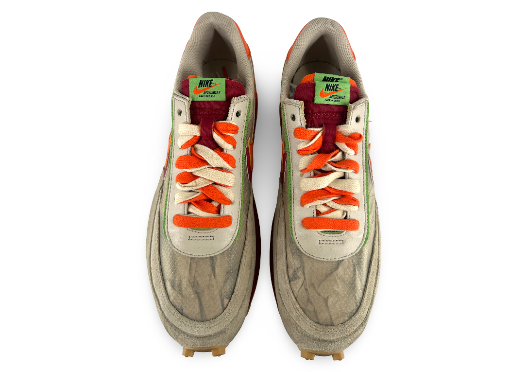 Nike LD Waffle sacai CLOT Kiss of Death Net Orange Blaze