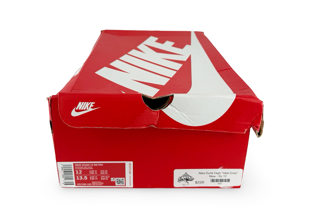 Nike Dunk High Retro White Vast Grey