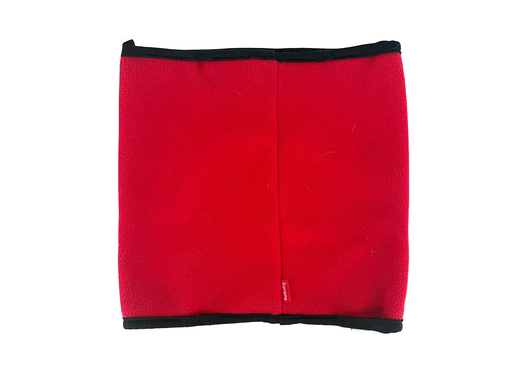 Supreme Polartec Fleece Neck Gaitor Red FW16