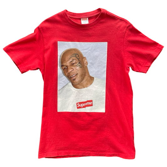 Supreme Mike Tyson Photo Tee Red Box Logo (2007) (Worn)