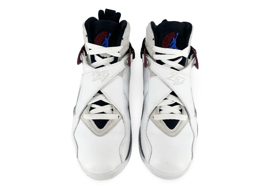 Jordan 8 Retro White Burgundy (Women's)