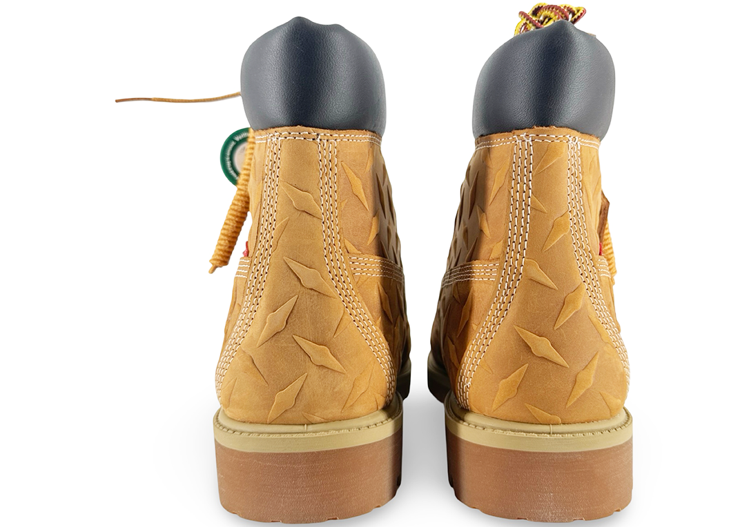 Timberland 6" Premium Waterproof Boot Supreme Diamond Plate Wheat
