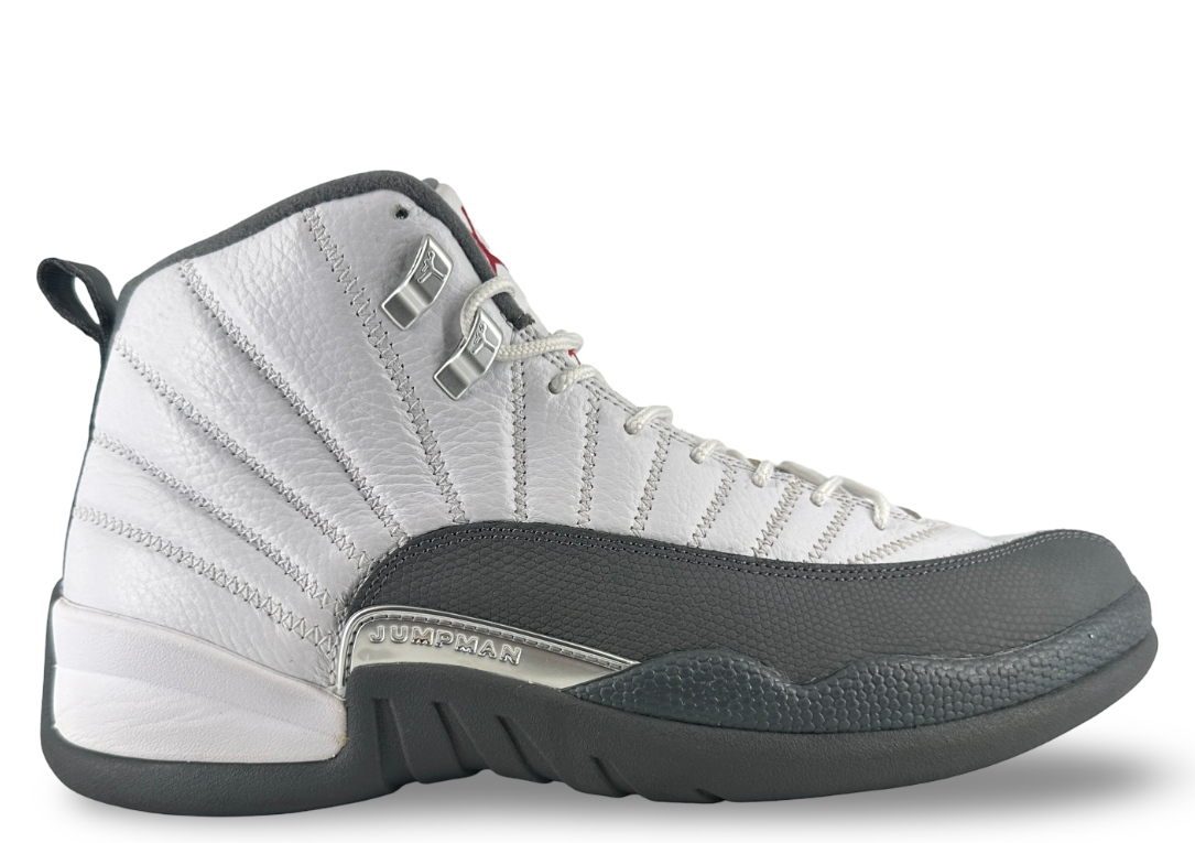 Jordan 12 Retro White Dark Grey