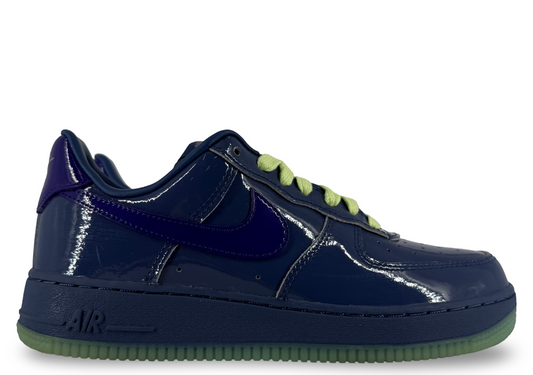 Nike Air Force 1 Low Patent Leather Mystic Navy Grape Ice