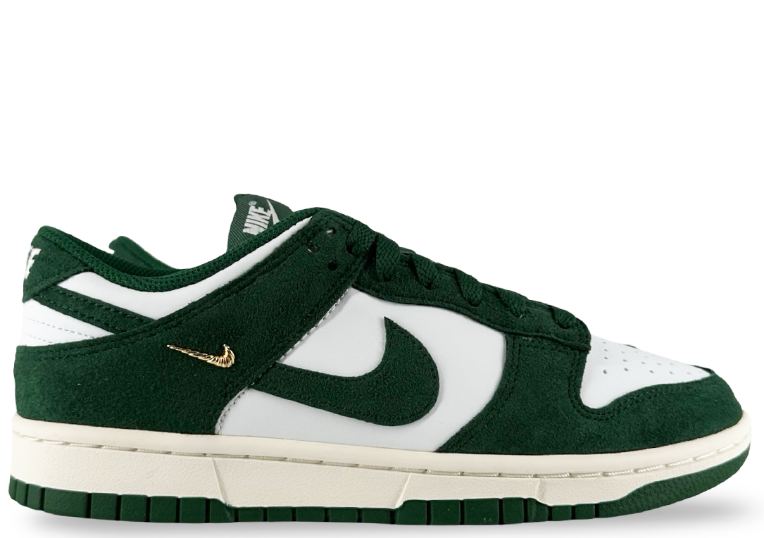 Nike Dunk Low Gorge Green Gold Mini Swoosh (Women's)
