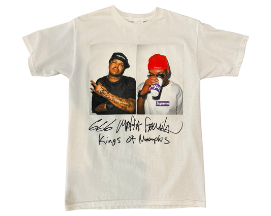 Supreme Three Six Mafia Tee White