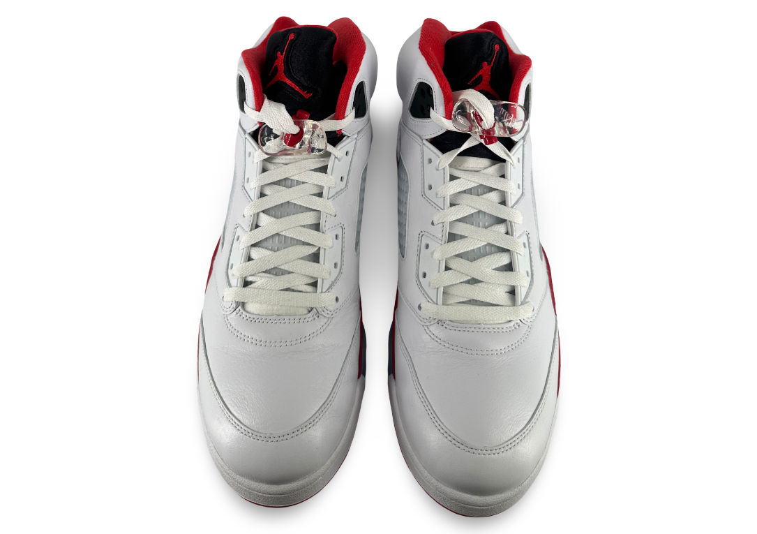 Jordan 5 Retro Fire Red Black Tongue (2025)