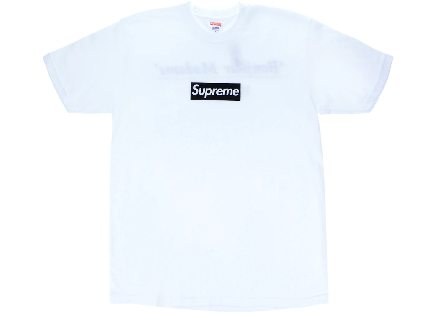 Supreme Paris Box Logo Tee White