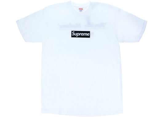 Supreme Paris Box Logo Tee White