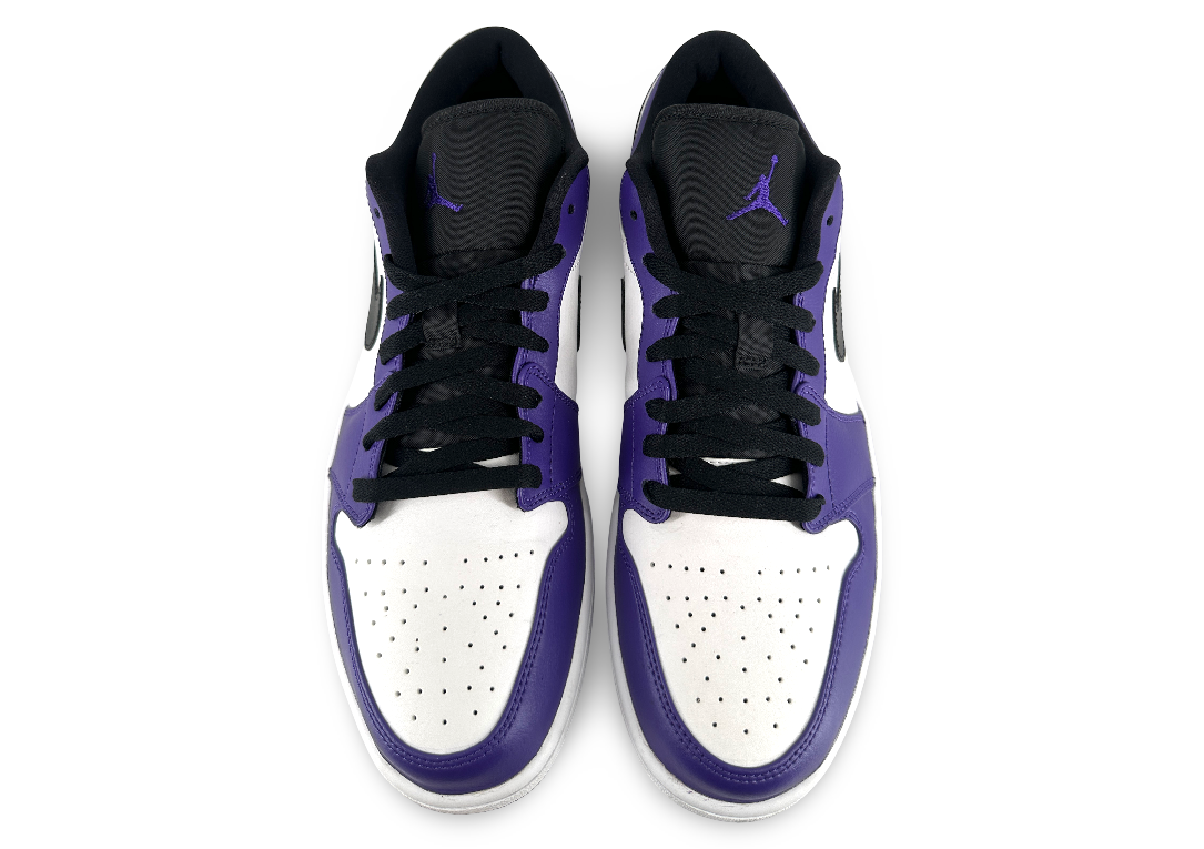 Jordan 1 Low Court Purple White
