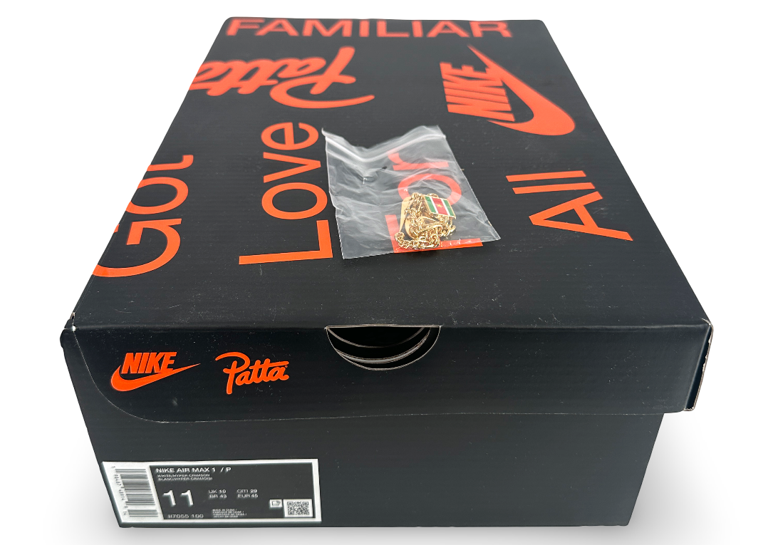 Nike Air Max 1 Patta Waves White Hyper Crimson (With Bracelet)