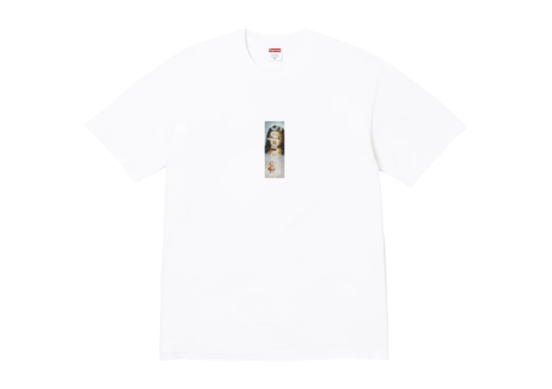 Supreme Prayer Card Box Logo Tee White