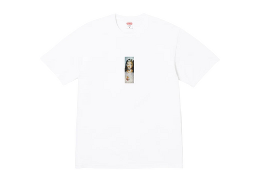 Supreme Prayer Card Box Logo Tee White