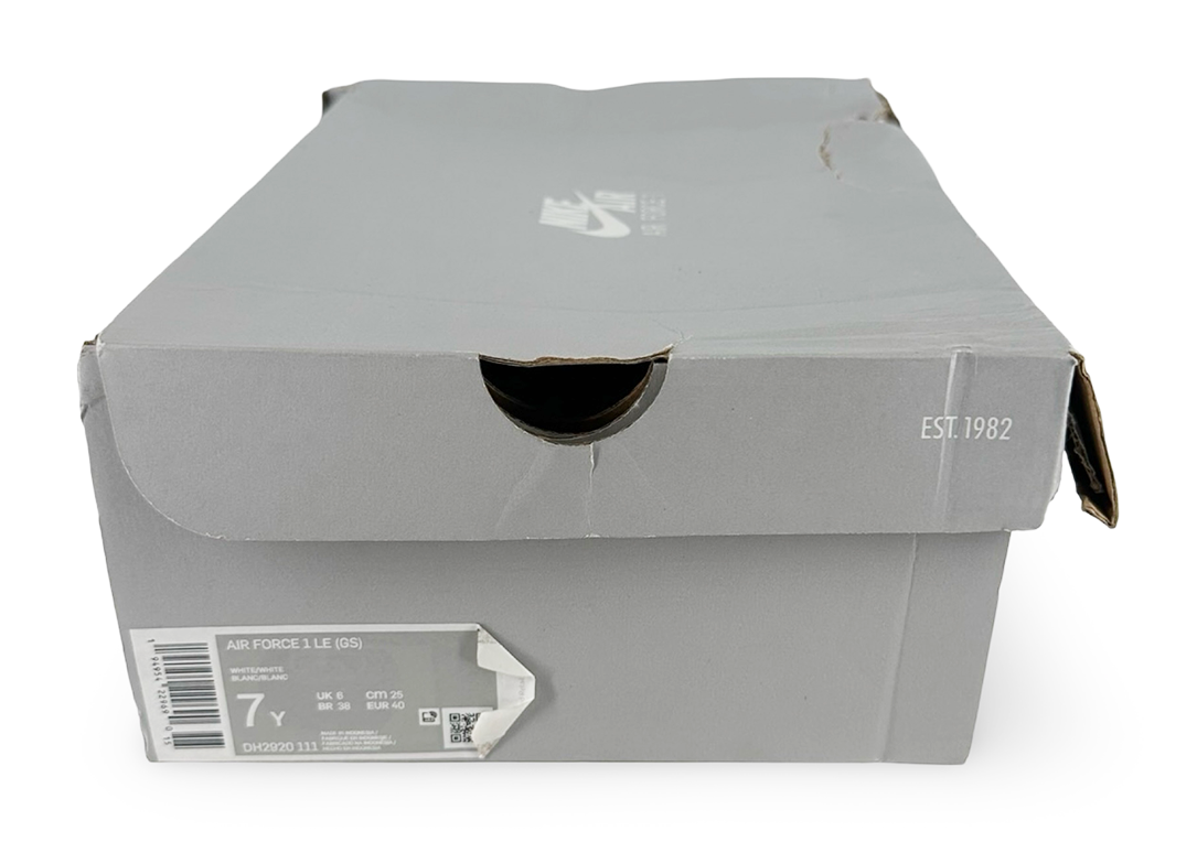 Nike Air Force 1 Low LE Triple White (GS)