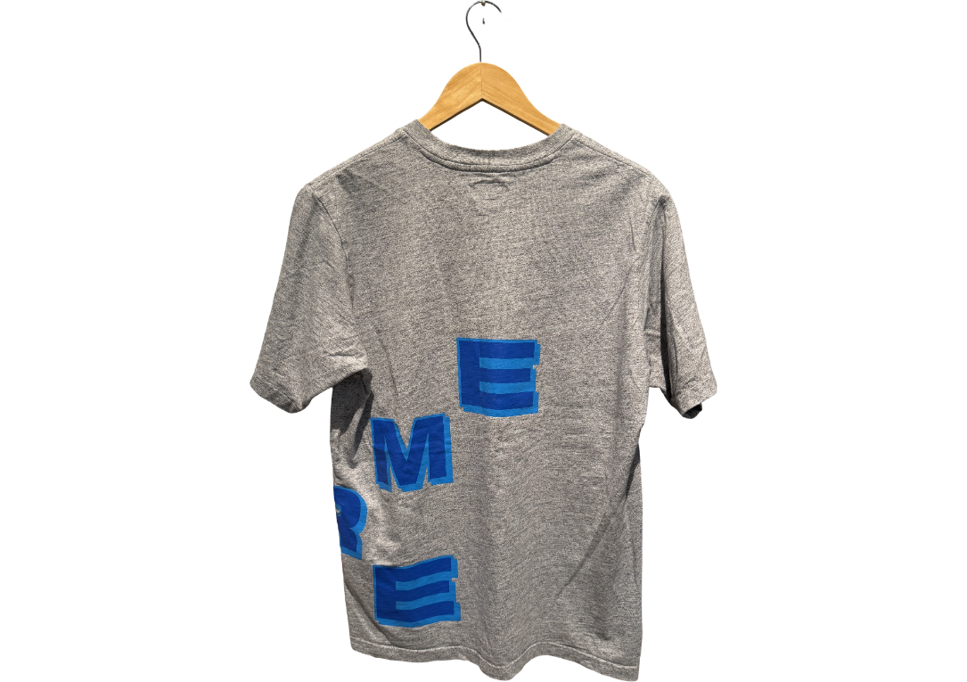 Supreme Stagger Tee Heather Grey