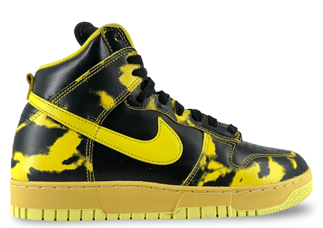 Nike Dunk High 1985 SP Yellow Acid Wash
