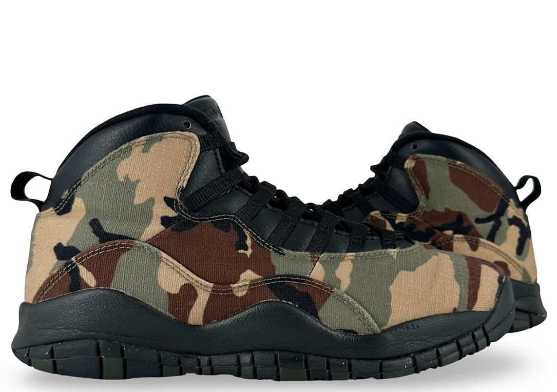 Jordan 10 Retro Woodland Camo
