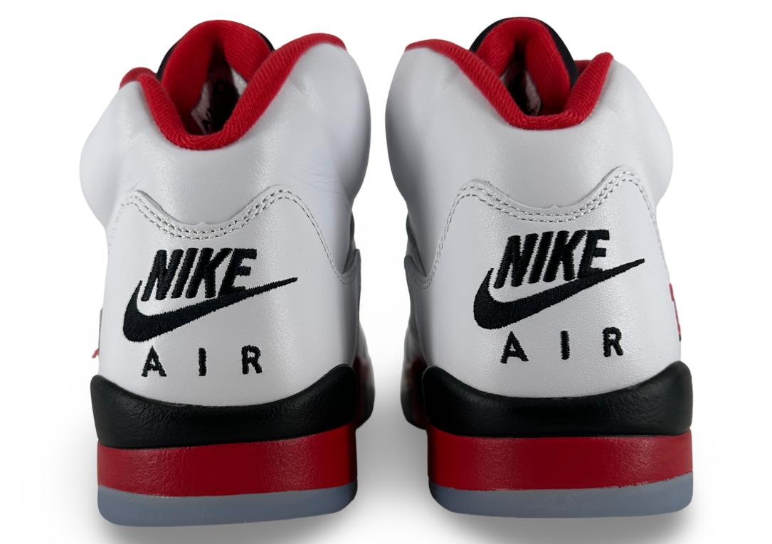 Jordan 5 Retro Fire Red Black Tongue (2025)