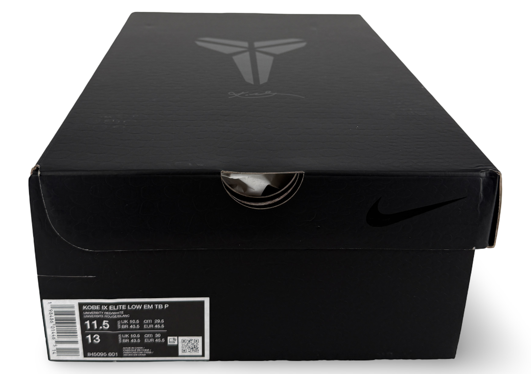 Nike Kobe 9 Elite Low EM Protro TB University Red White