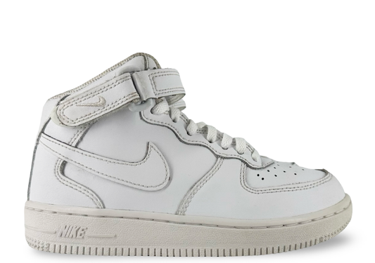 Nike Air Force 1 Mid LE White (PS)