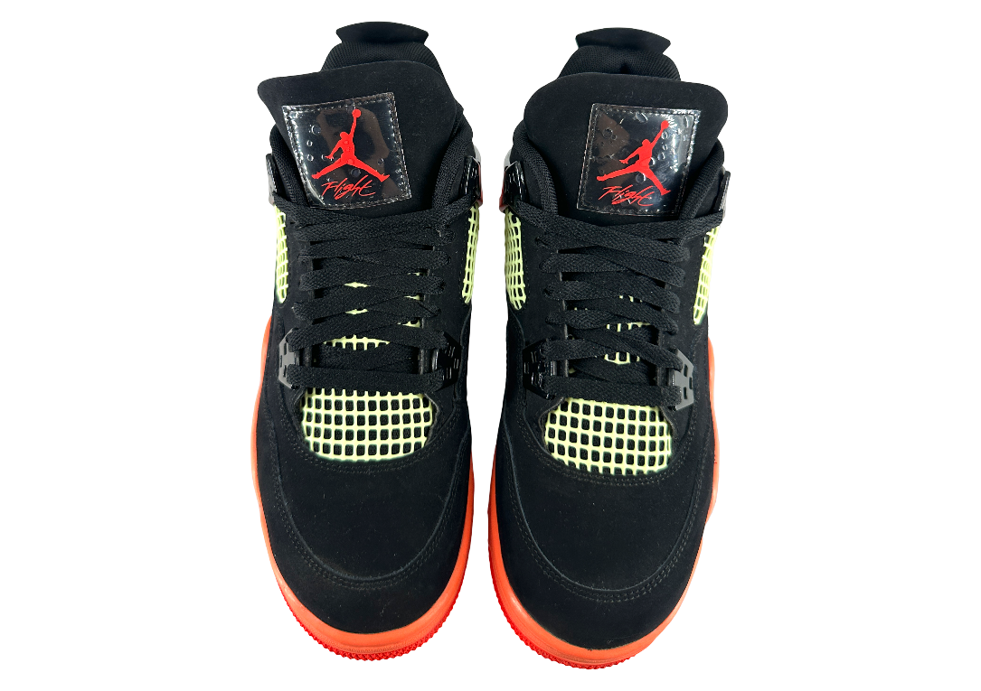 Jordan 4 Retro Black Infrared Barely Volt (GS)