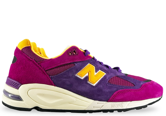 New Balance 990v2 MiUSA Teddy Santis Purple Yellow