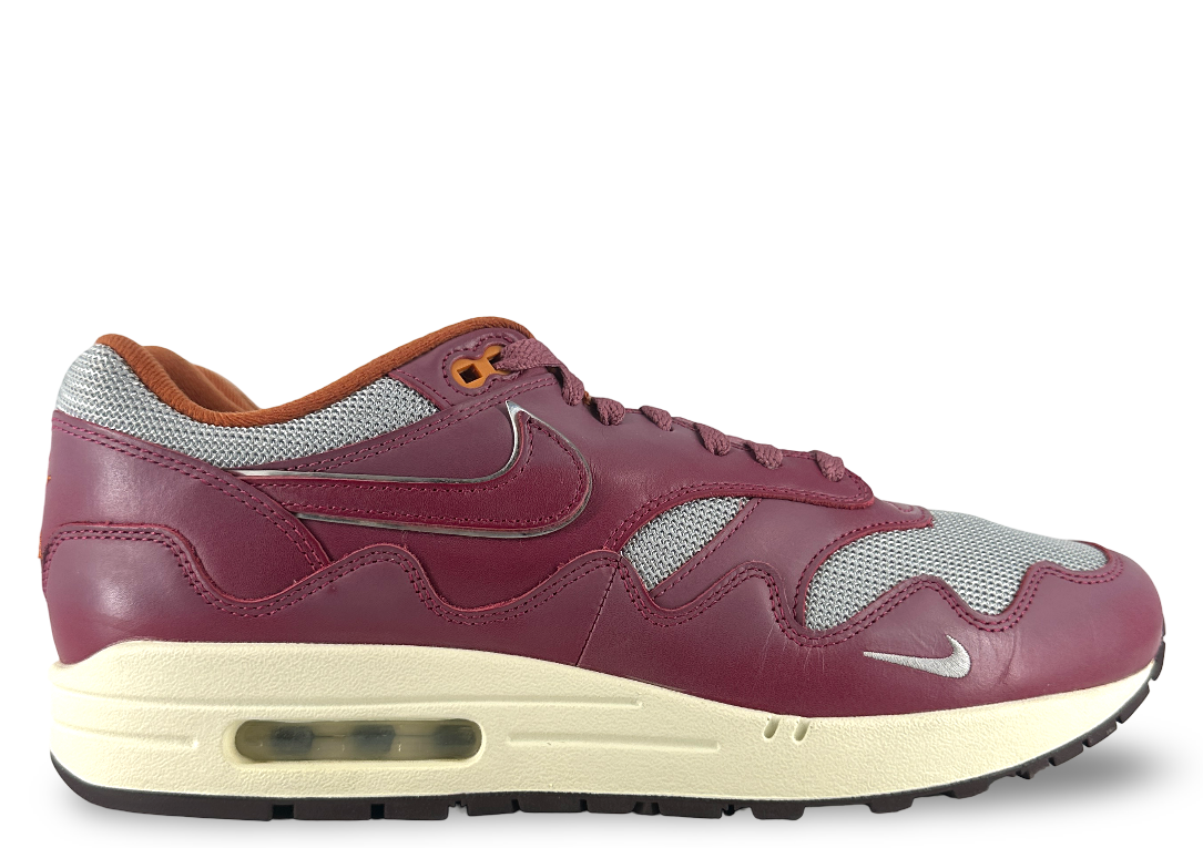 Nike Air Max 1 Patta Waves Rush Maroon (without Bracelet)