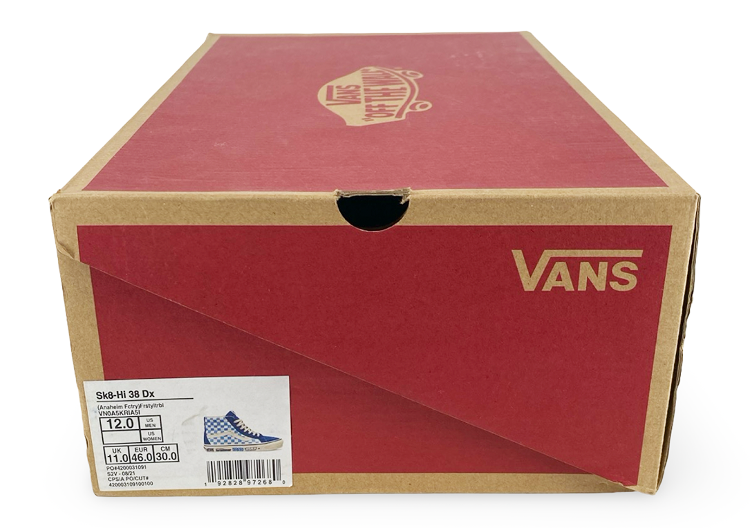 Vans Unisex Style 38 Sneakers Blue/White