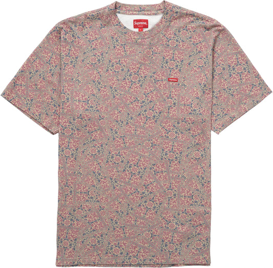 Supreme Small Box Tee Khaki Floral Cards