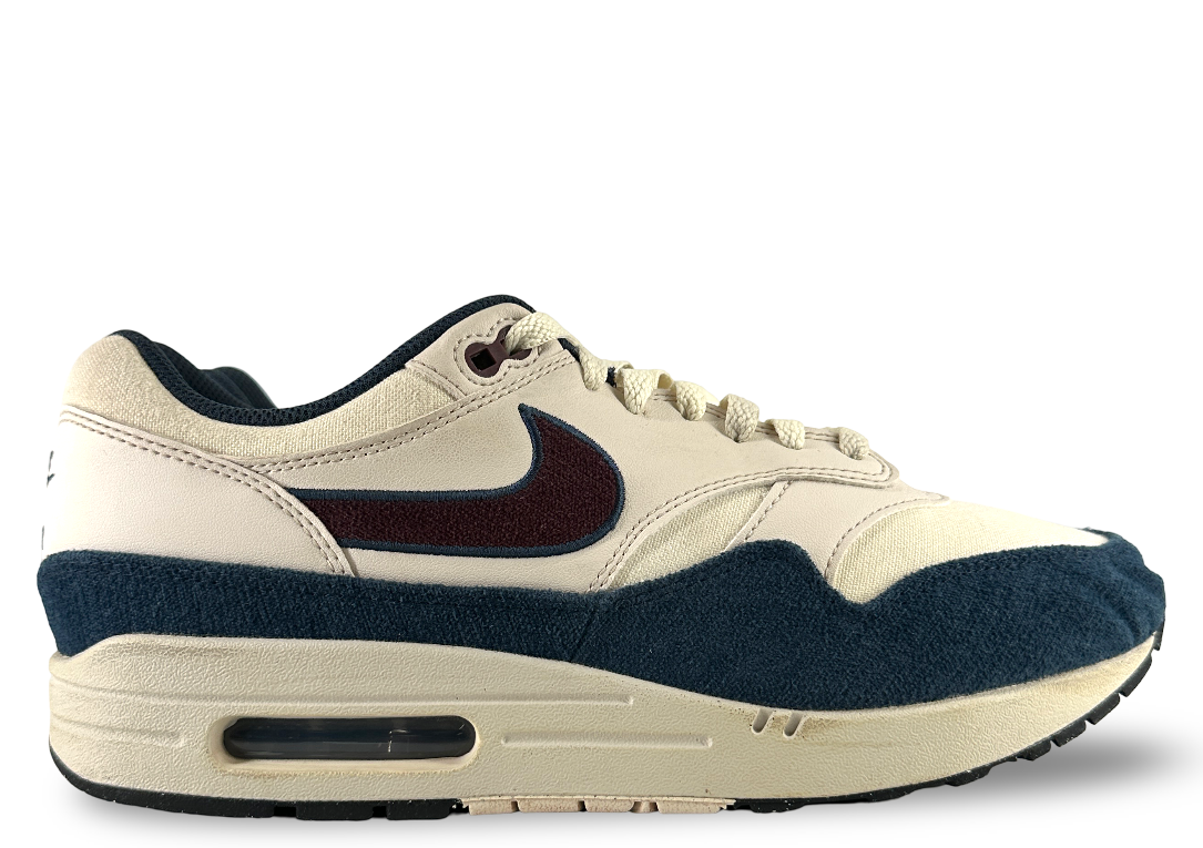 Nike Air Max 1 Coconut Milk Burgundy Crush Navy