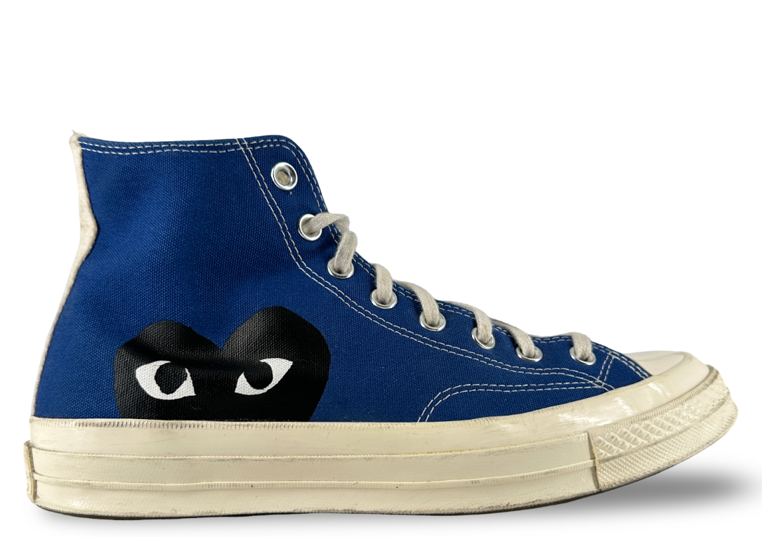Converse Chuck Taylor All Star 70 Hi Comme des Garcons PLAY Blue Quartz