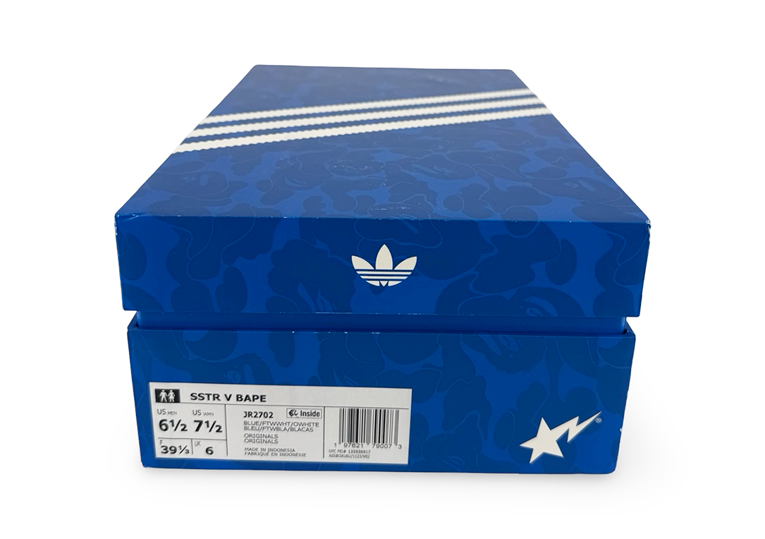 adidas Superstar Vintage Bape Blue White